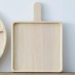 Noritake Hammock Wood 16.5 in. x 12 in. Square Wood Serving Platter, Blonde Finish thumbnail 6