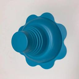 Paragon 4 oz. Multicolor Flower Drip Tray Snow Cone Cups, 100 Count thumbnail 4