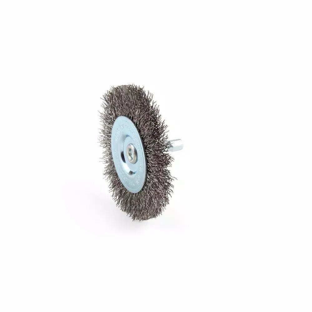 Lincoln Electric 3 in. Circular Coarse Wire Brush with 1/4 in. Shank