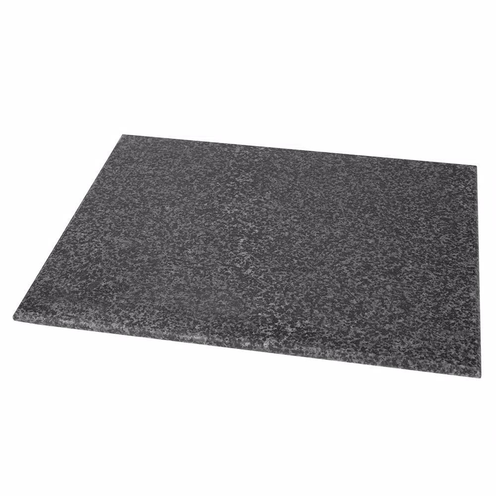 Unbranded 12 in. x 16 in. Granite Cutting Board - Modern Rectangular Stone Pastry & Prep Board