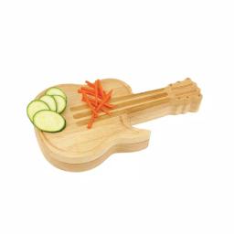 Legacy Picnic Time Guitar Cheese Board and Tool Set with Bamboo Inlays thumbnail 7