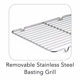 Tramontina Gourmet Prima 10 Qt. Stainless Steel Roasting Pan with Basting Rack thumbnail 4