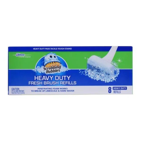 Scrubbing Bubbles Fresh Brush Heavy Duty Refills, 8-Pack