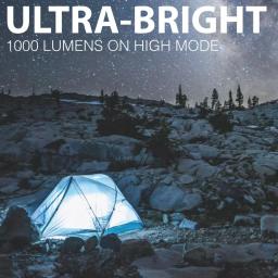 LUXPRO 3D Rugged LED Lantern, 1000 Lumens, 360° Broadbeam Light with TackGrip thumbnail 3