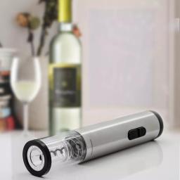 Ovente Electric Wine Bottle Opener with Foil Cutter and LED Light, Stainless Steel, Silver thumbnail 8