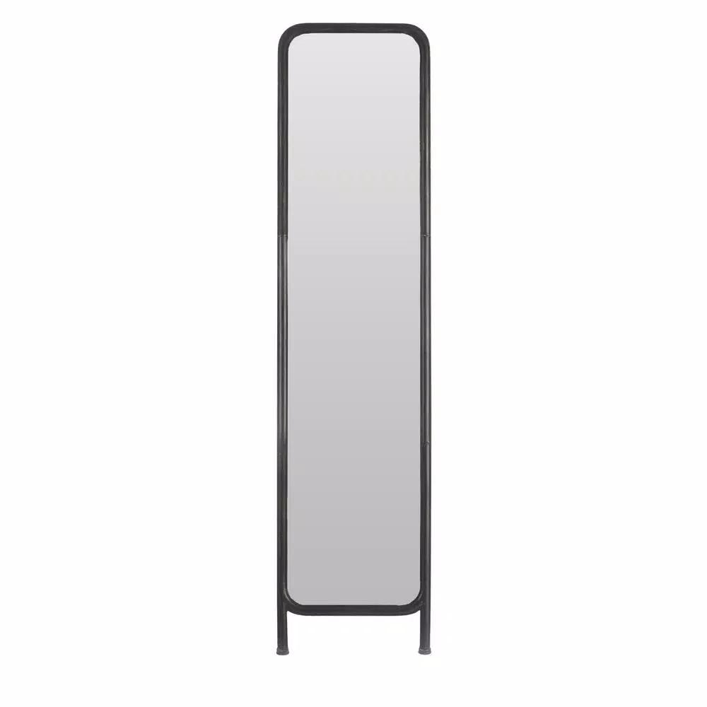 StyleWell Antique Black Standing Mirror with Metal Frame, 16 in. W x 66 in. H.