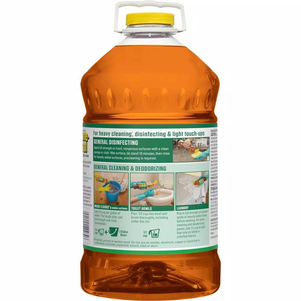 Clorox Disinfecting Bleach and Pine-Sol Original Multi-Surface Cleaner Bundle, 4-Pack