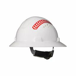 COAST SH300 Vis-Safe High-Visibility Reflective Full Brim Hard Hat, White thumbnail 1
