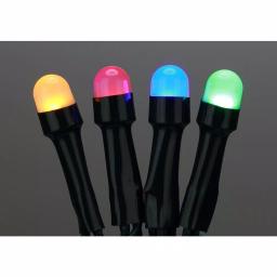 Novolink 50 ft. Multi-Color LED Mini Globe String Lights, 200 Bulbs, Indoor/Outdoor thumbnail 2