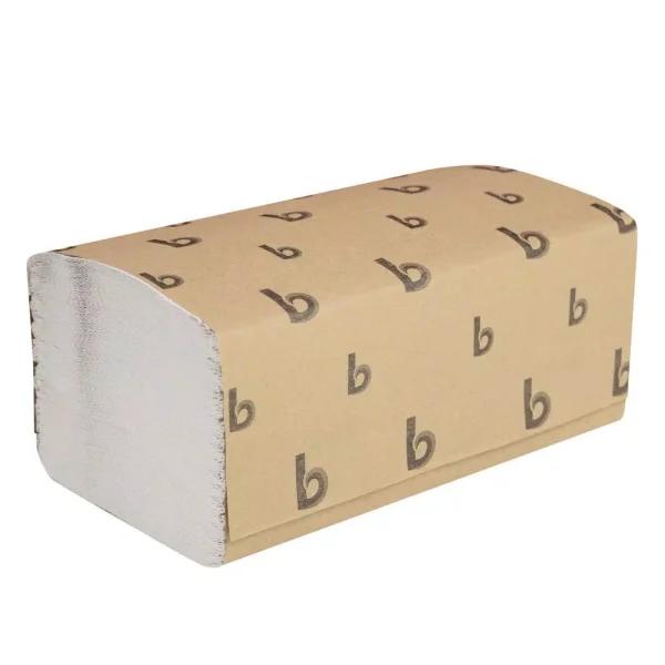 Boardwalk Single-Fold White Paper Towels, 9 x 9.45 in, 4000 Count Case