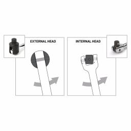 TEKTON 3/4 in. Drive x 40 in. Breaker Bar with 230° Pivoting Head thumbnail 3