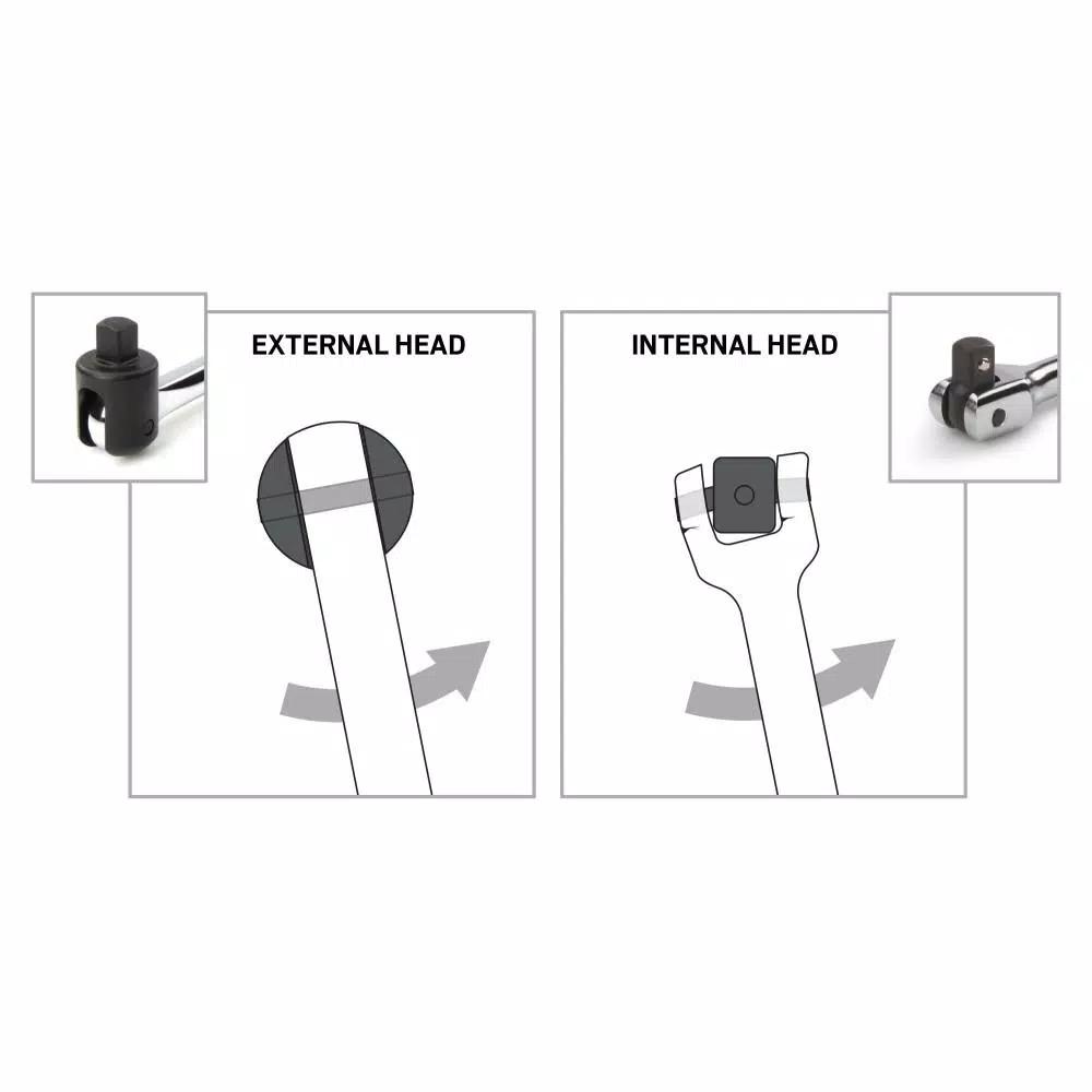 TEKTON 3/4 in. Drive x 40 in. Breaker Bar with 230° Pivoting Head