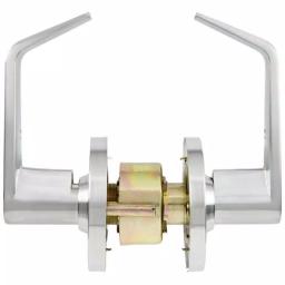 Universal Hardware Commercial Heavy Duty Storeroom Door Lever, Satin Chrome, 2-3/4 in. Backset thumbnail 3