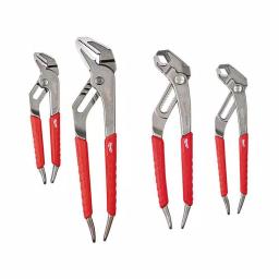 Milwaukee 4-Piece Pliers Set with Straight-Jaw and V-Jaw Designs thumbnail 1