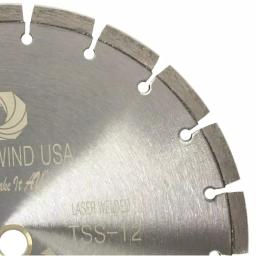 Whirlwind USA 12 in. Segmented Laser Welded Diamond Blade for Concrete, Stone, and Masonry thumbnail 2