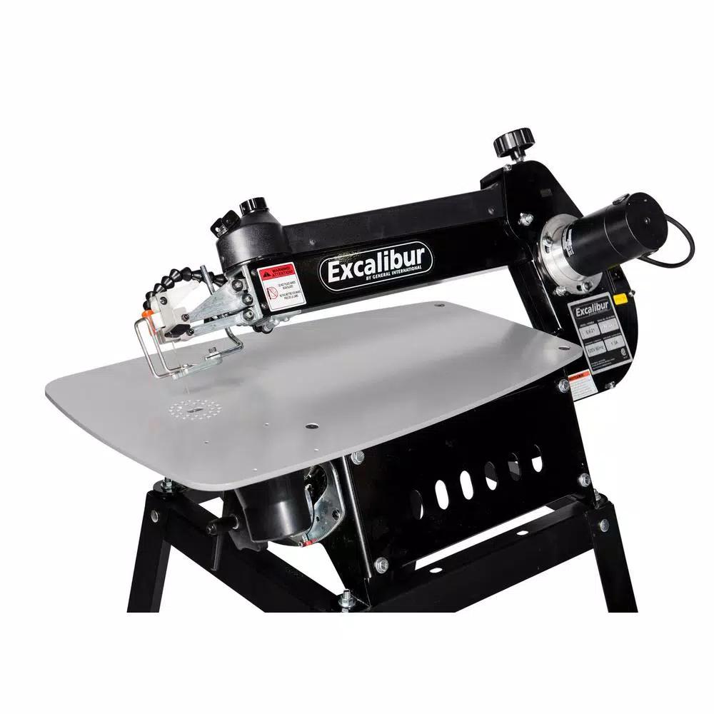 Excalibur 21 in. Tilting Head Scroll Saw with Stand and Foot Switch, 120V