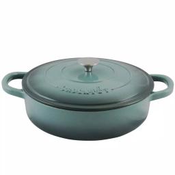 Crock-Pot Artisan 5 Qt. Enameled Cast Iron Round Braiser Pan with Self-Basting Lid thumbnail 2