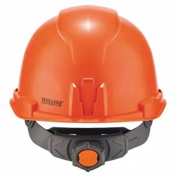Ergodyne Skullerz 8970 Class E Orange Cap Style Hard Hat with Ratchet Suspension thumbnail 4