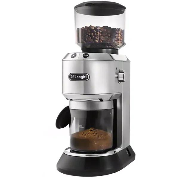 DeLonghi De'Longhi Dedica Stainless Steel Digital Conical Burr Coffee Grinder with 18 Settings