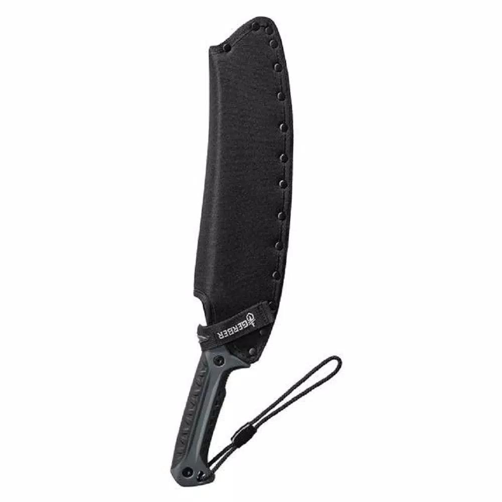 Gerber Broadcut 13.1 in. Stainless Steel Machete with Hook and Cut Notch
