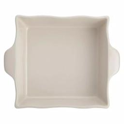Ayesha Curry Home Collection 8 in. Square Ceramic Baker, French Vanilla thumbnail 2