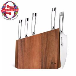 Cangshan N1 Series 6-Piece German Steel Forged Knife Block Set with Acacia Wood Block thumbnail 9