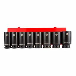 Steelman PRO 79285 3/4 in. Drive 6-Point SAE Deep Impact Socket Set, 8-Piece thumbnail 1