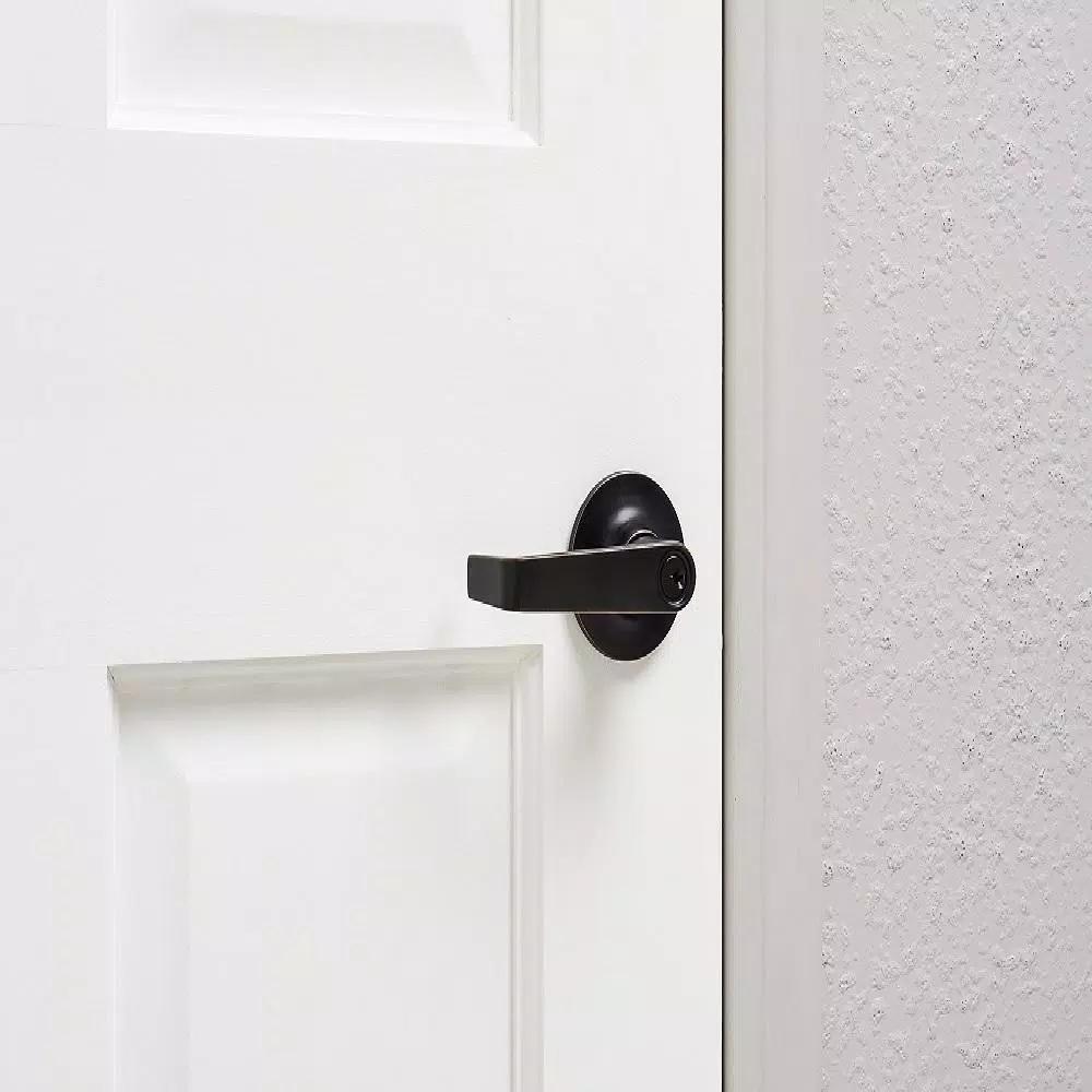 Universal Hardware Aged Bronze Commercial Standard Duty Storeroom Door Lever, ANSI Grade 2, 2-3/4 in.