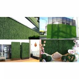 Ejoy GorgeousHome Artificial Ficus Boxwood Hedge Greenery Panels, 20 in. x 20 in. (12-Pack) thumbnail 6