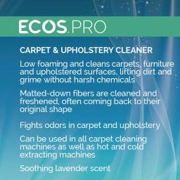 ECOS Pro Lavender Carpet and Upholstery Cleaner Concentrate, 100 oz. thumbnail 3