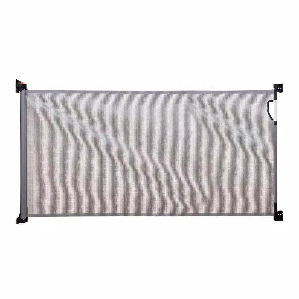 Dreambaby Retractable Indoor/Outdoor Safety Gate, Grey, Fits Up to 55 in. Wide