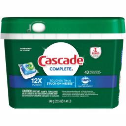 Cascade Complete ActionPacs Dishwasher Detergent with Dawn, Fresh Scent, 43-Count (6-Pack) thumbnail 7