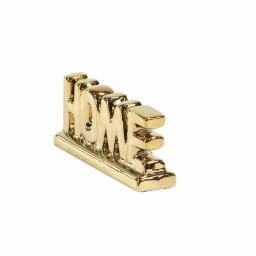 LITTON LANE Porcelain HOME Decorative Sign Set - Gold and Silver Accents thumbnail 5