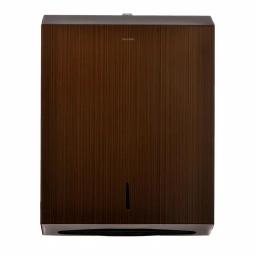 Alpine Industries Stainless Steel C-Fold & Multi-Fold Paper Towel Dispenser - Antique Bronze thumbnail 2