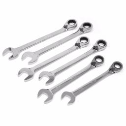 WEN 13-Piece SAE Reversible Ratcheting Combination Wrench Set with Storage Rack thumbnail 5