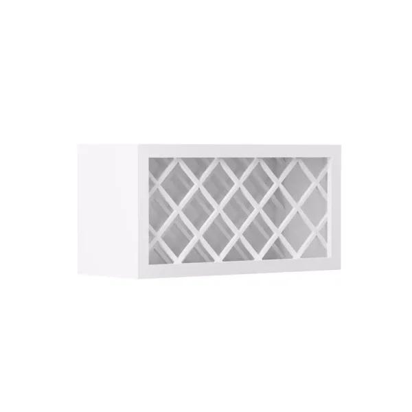 Hampton Bay Shaker Ready To Assemble 30 in. Wine Rack Cabinet, Denver White