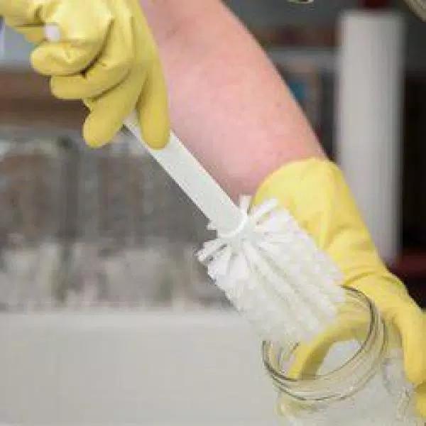 Carlisle Sparta 16 in. White Polyester Bottle Brush (6-Pack)