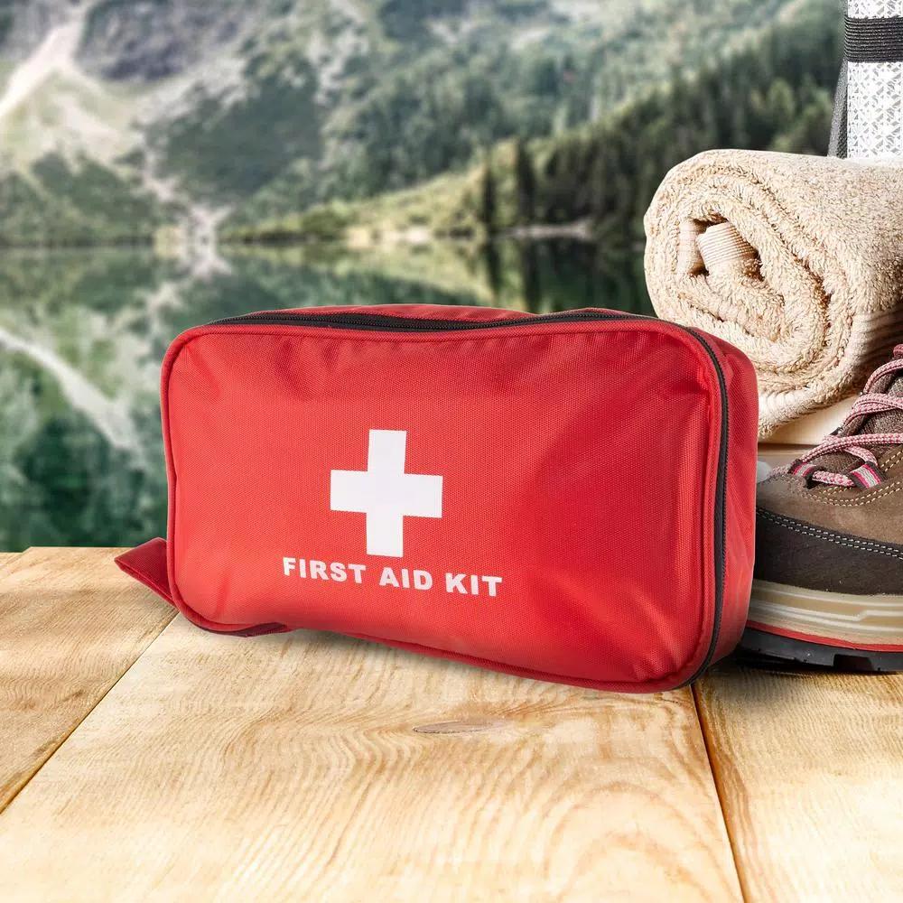 Wakeman Outdoors 180-Piece Outdoor First Aid Kit for Backpacking, Camping, and Hiking