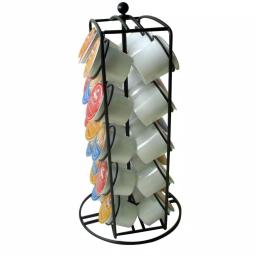 Southern Homewares Keurig 30 K-Cup Carousel Cup Holder - Rotating Coffee Pod Organizer, Black thumbnail 3