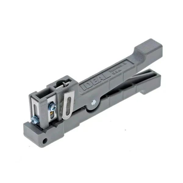 Ideal Adjustable Coax and Fiber Ringer Stripper Tool, Up to 1/8 in.