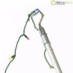 DocaPole Big-Reach Pole Hook Attachment for Extension Poles, Zinc-Coated Utility Hook for Hanging and Retrieval thumbnail 2