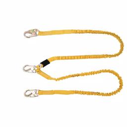 WERNER Upgear 6 ft. SoftCoil Twin Leg Lanyard with Energy Absorbing Inner Core and Snap Hooks thumbnail 5