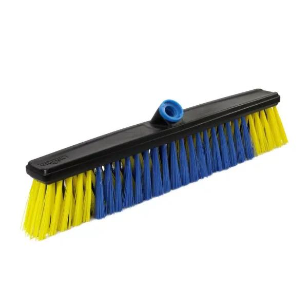 Unger Lock-On 20 in. All Surface Push Broom Head with Angled Bristles