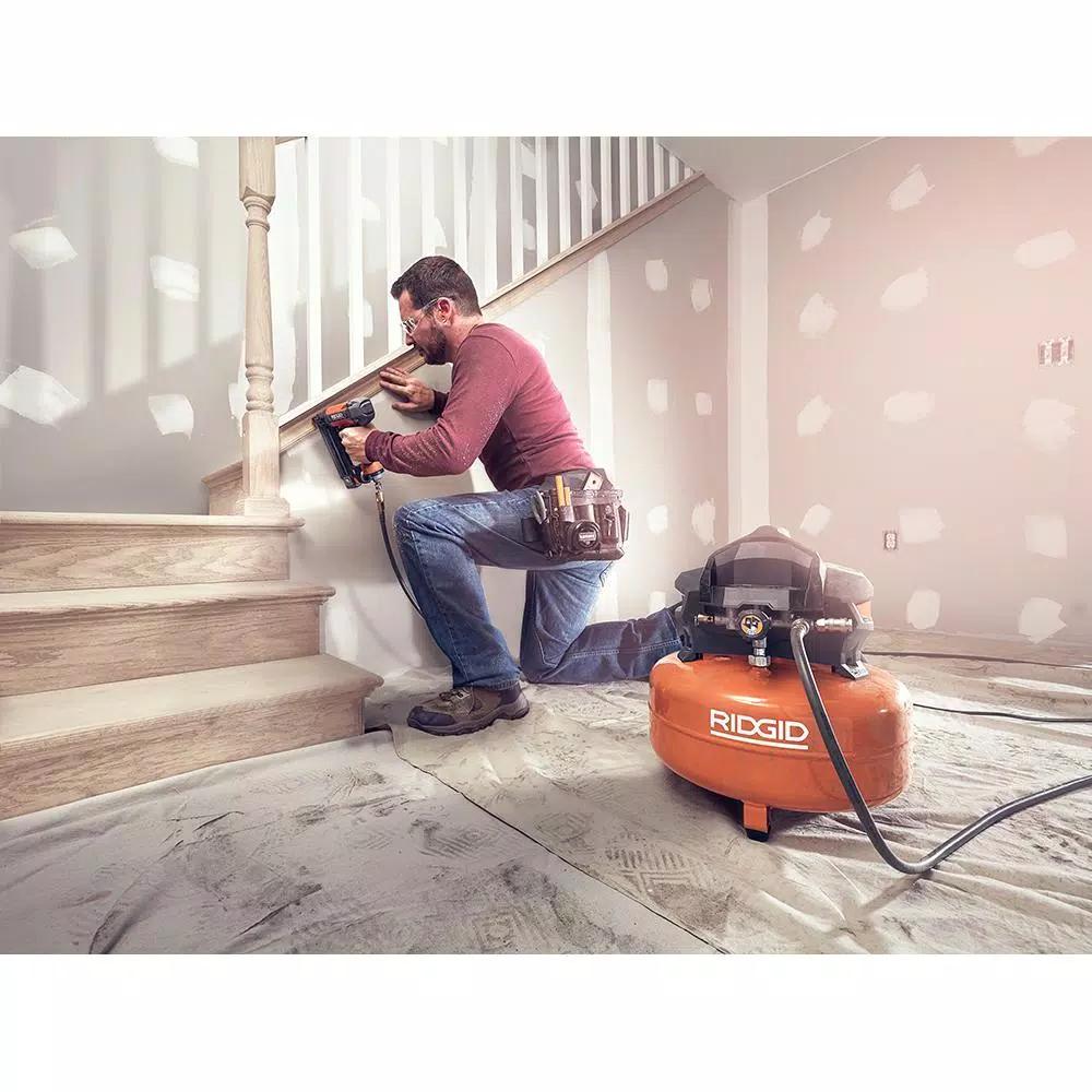 RIDGID 18-Gauge 2-1/8 in. Brad Nailer with CLEAN DRIVE Technology and Tool Bag