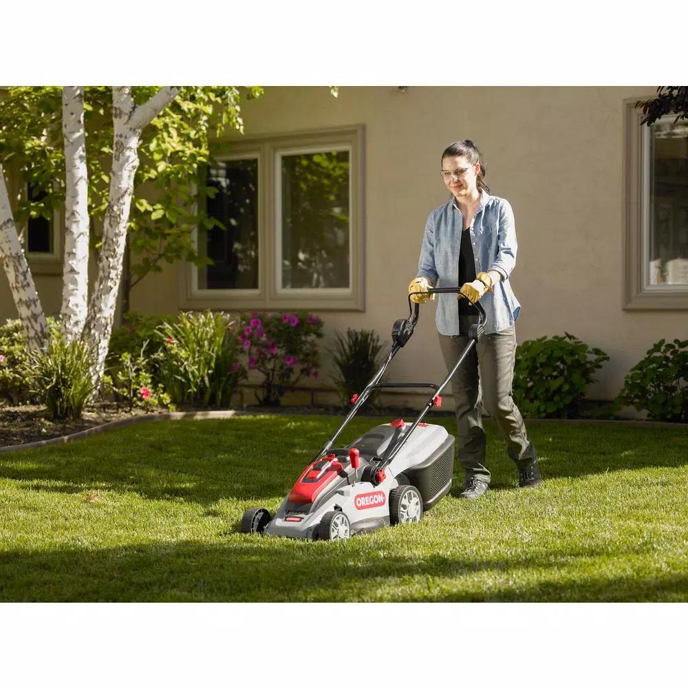 Oregon 40V Brushless Lithium-Ion Cordless Walk Behind Push Lawn Mower, 16 in. Cutting Width (Tool Only)