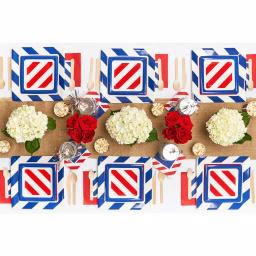 Sugar Plum Party SugarPlum Collection Square Disposable Paper Dinner Plates, 16-Piece Set thumbnail 3