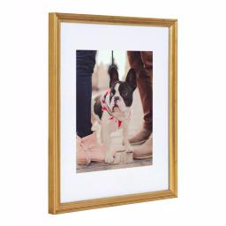Kate and Laurel Adlynn Gold Picture Frame Set, 11 x 14 in. and 8 x 10 in. with Mats, Set of 4 thumbnail 3