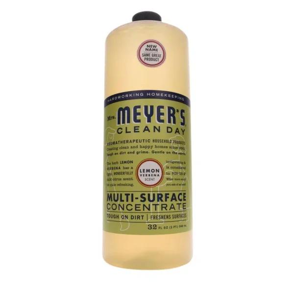 Mrs. Meyer's Clean Day Lemon Verbena Multi-Surface Cleaner Concentrate, 32 oz.