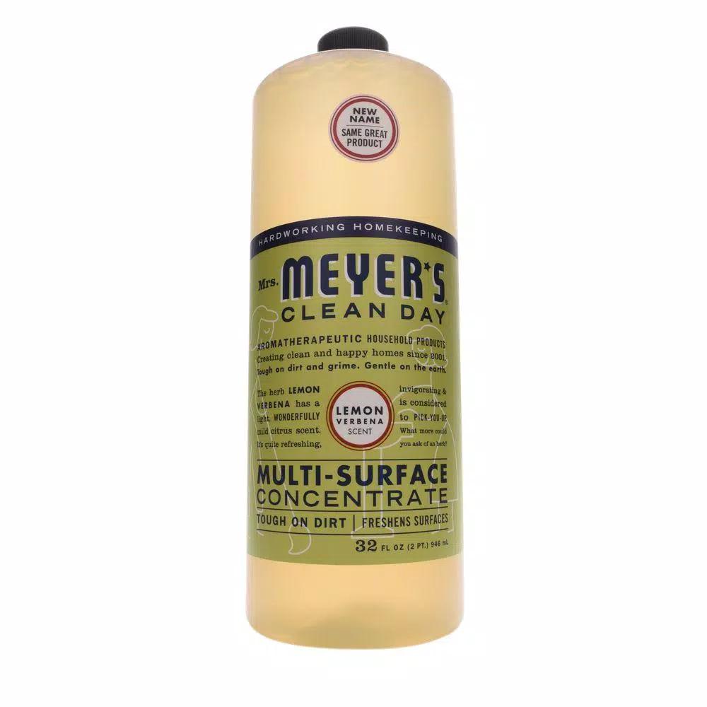Mrs. Meyer's Clean Day Lemon Verbena Multi-Surface Cleaner Concentrate, 32 oz.