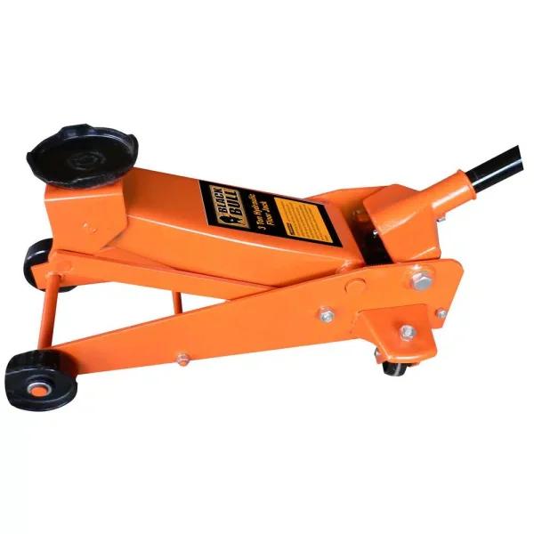 Black Bull 3-Ton Hydraulic Floor Jack, 6,000 lb. Capacity, 5-19 in. Lift Range